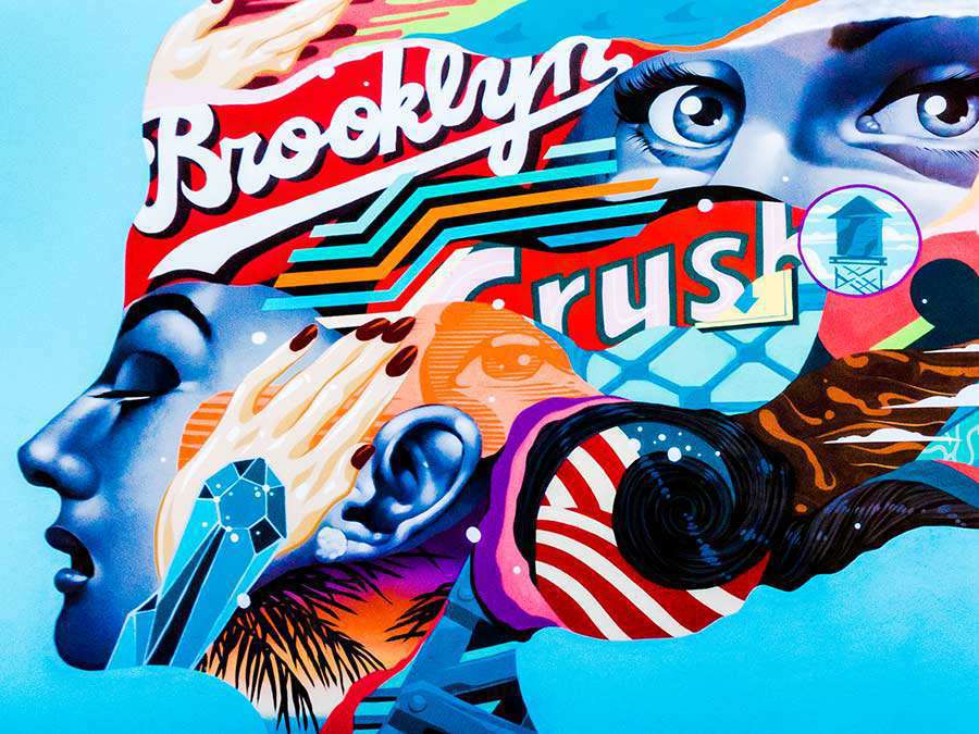 Brooklyn Crush Mural by Tristan Eaton